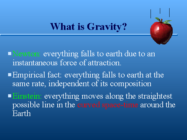 What is gravity?